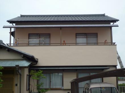 テラス屋根取付工事　ﾌｧｲﾝﾃﾗｽFG型【やねきハウスのリフォーム】（リフォーム後）